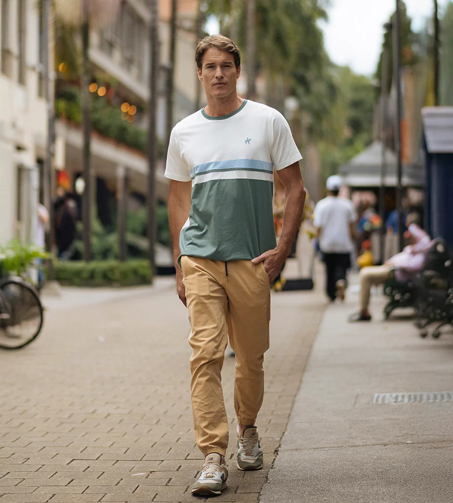 Jogger Tejido Plano Color Kaky Ref. 135020825