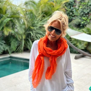 BUFANDA JADE NARANJA