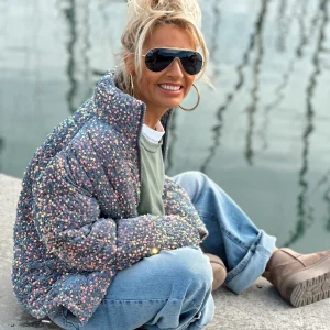 ANORAK LENTEJUELAS GRIS