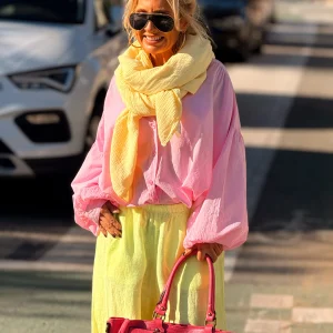 PAÑUELO PAREO PANAL AMARILLO