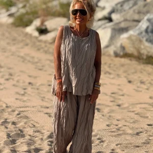 CONJUNTO ARRUGADO MULTICOLOR