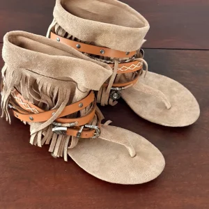 SANDALIAS FLECOS HIPPIE BEIGE