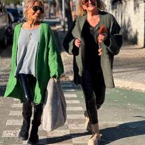 CHAQUETA DE PUNTO NATALIA KAKI