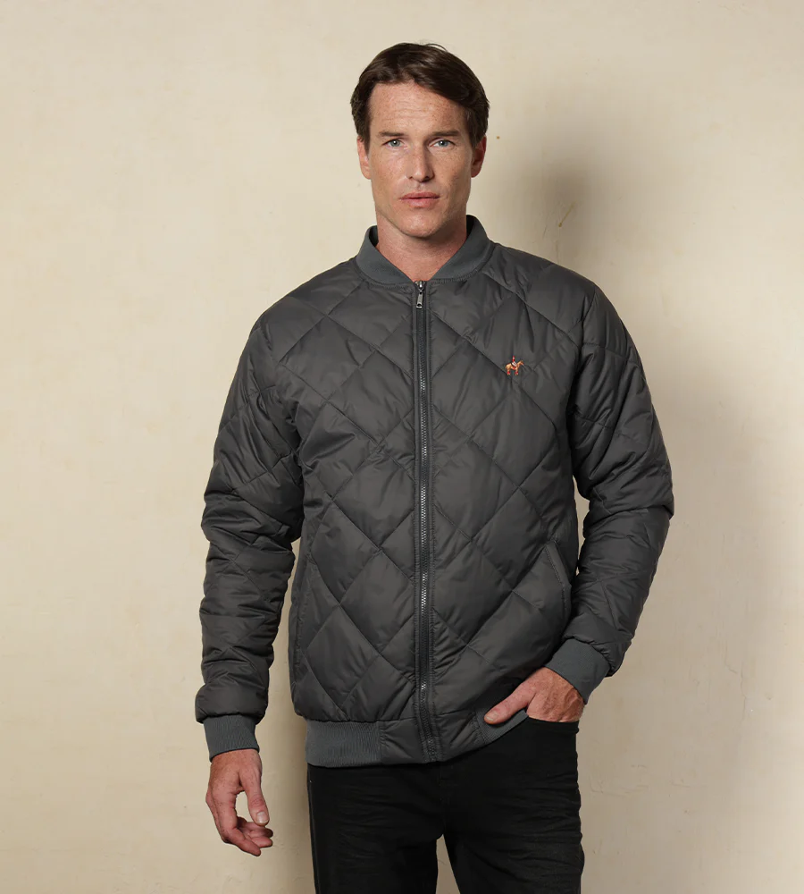 Chaqueta Abullonada Gris Oscuro Ref. 132020925 - Imagen 3