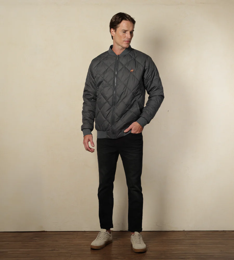 Chaqueta Abullonada Gris Oscuro Ref. 132020925 - Imagen 6