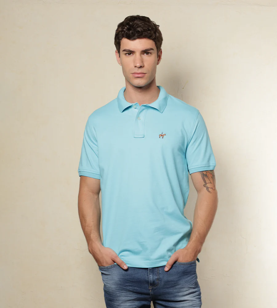 Polo Fondo Entero Color Aruba Ref. 101100825 - Imagen 3