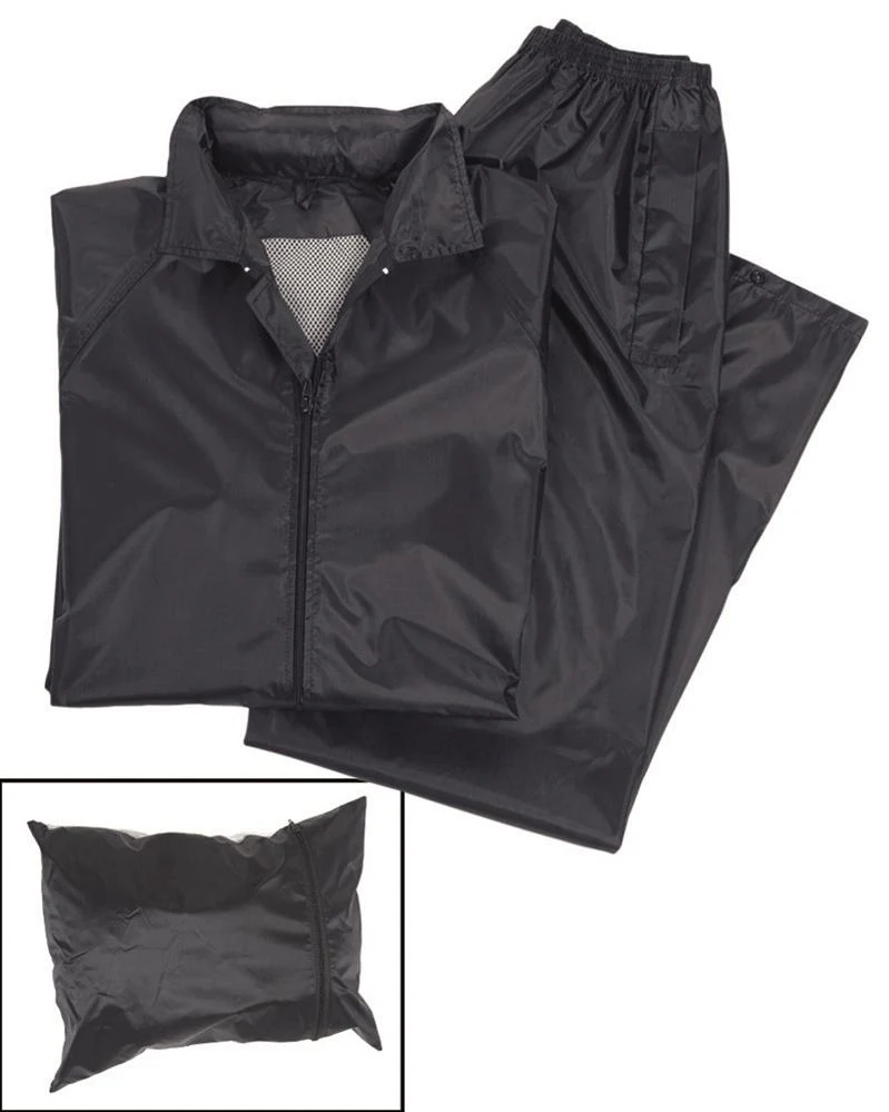 Traje de aguas impermeable – protección total contra la lluvia y el viento