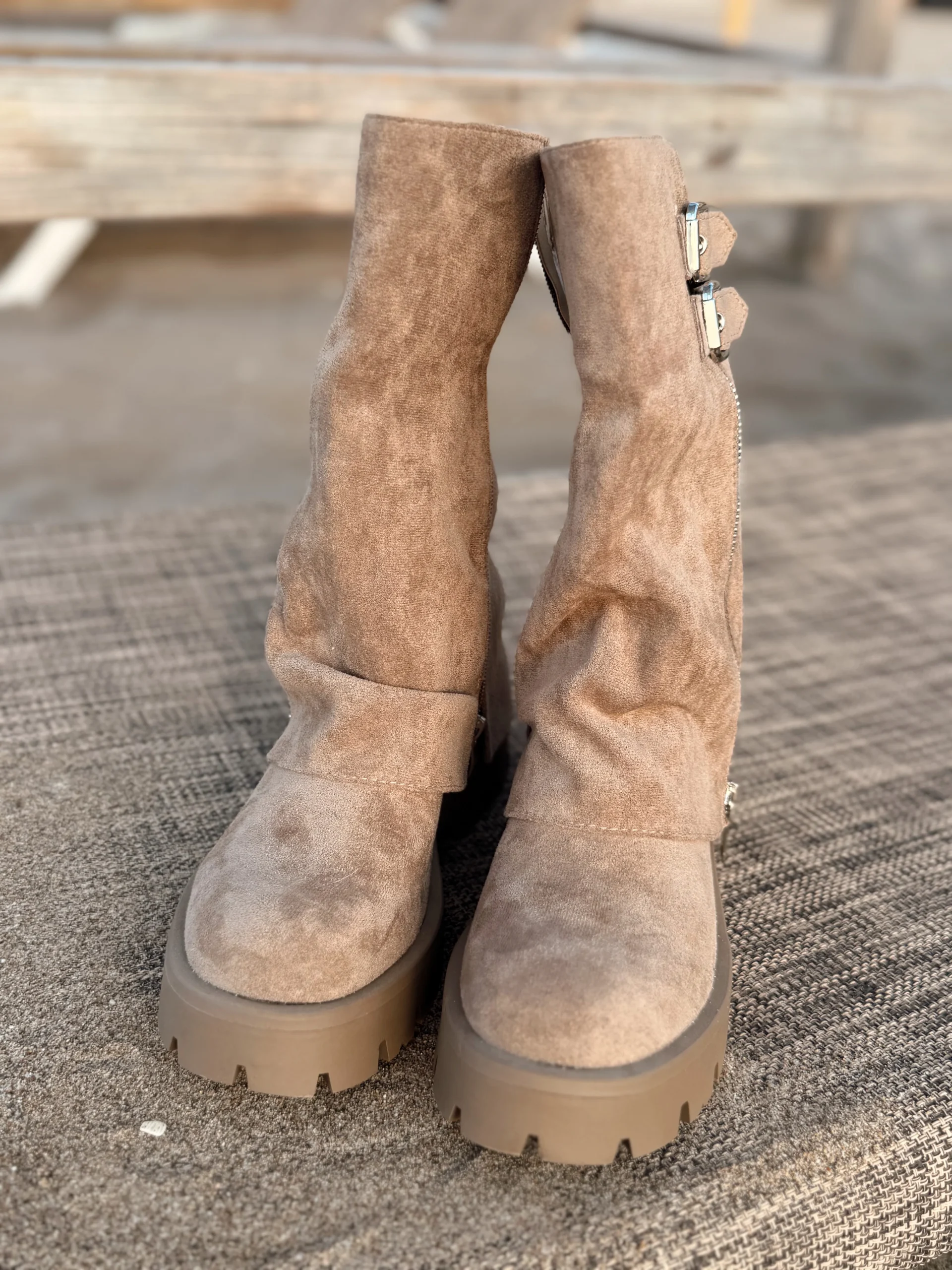 BOTAS ANTE MOTERO BEIGE - Imagen 7