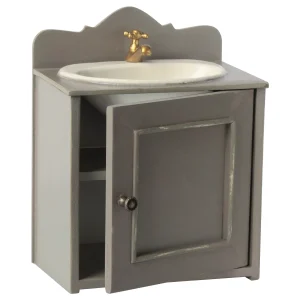 Lavabo con mueble para casa de muñecas