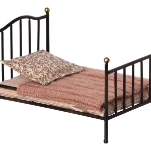 Cama de metal vintage para ratoncitos - antracita