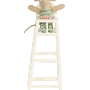 Trona de madera para conejito my o baby mouse - blanca