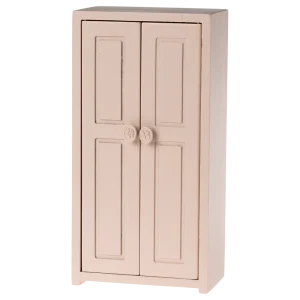 Armario de madera para ratoncito - rosa pálido
