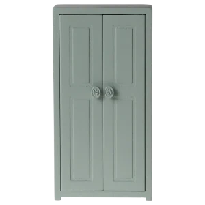 Armario de madera para ratoncito - azul claro