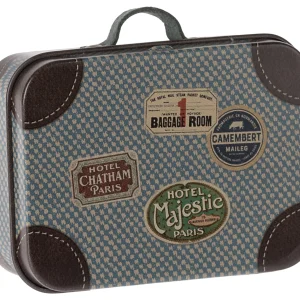 Maleta de metal micro - azul