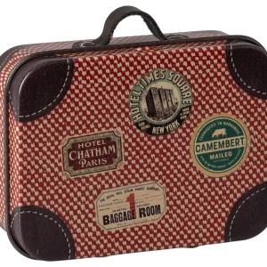 Maleta de metal micro - roja