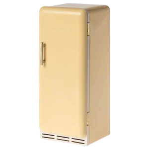 Frigorífico de metal retro - amarillo pastel