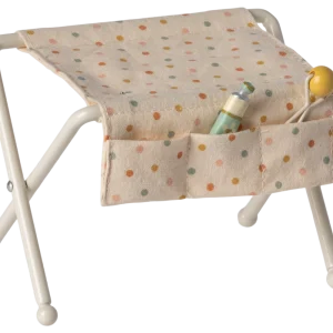 Cambiador metal para ratoncito baby - blanco puntos