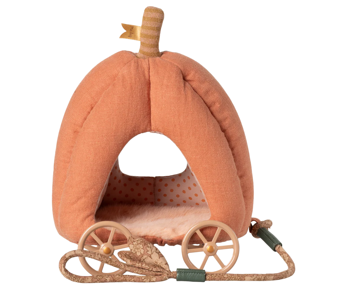 Carruaje calabaza Maileg, ratón (nueva versión)
