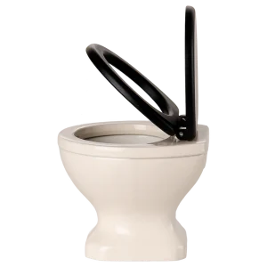 Inodoro blanco y negro - ratón