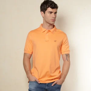 Polo Fondo Entero Color Mandarina Ref. 101081025