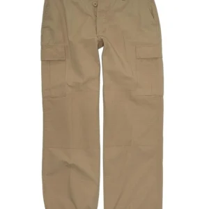 US BDU HOSE WOMAN R/S PREWASH KHAKI