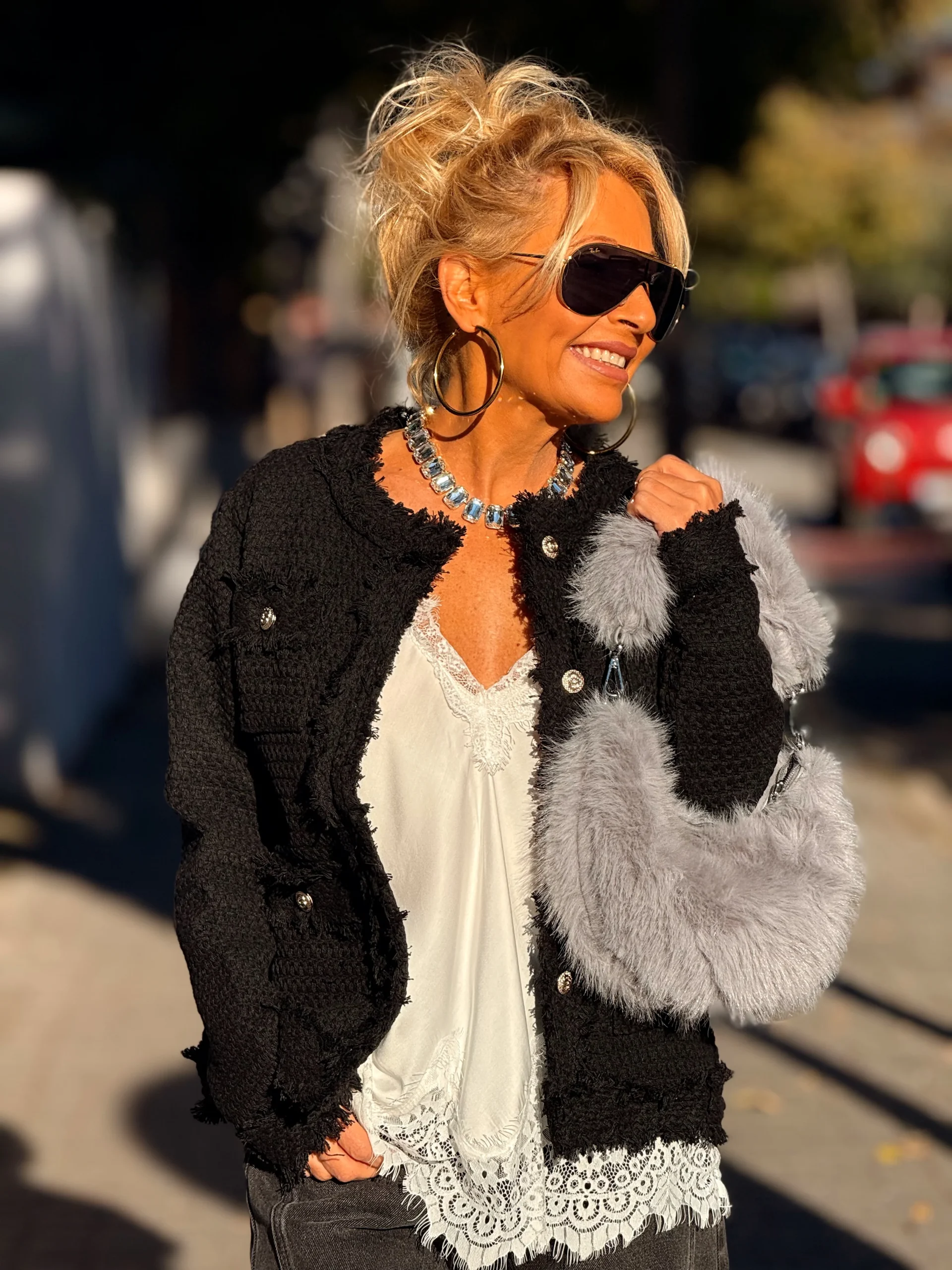 CHAQUETA CHANEL NEGRO - Imagen 8