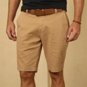 Bermuda Tejido Plano Color Arena Ref. 117090625