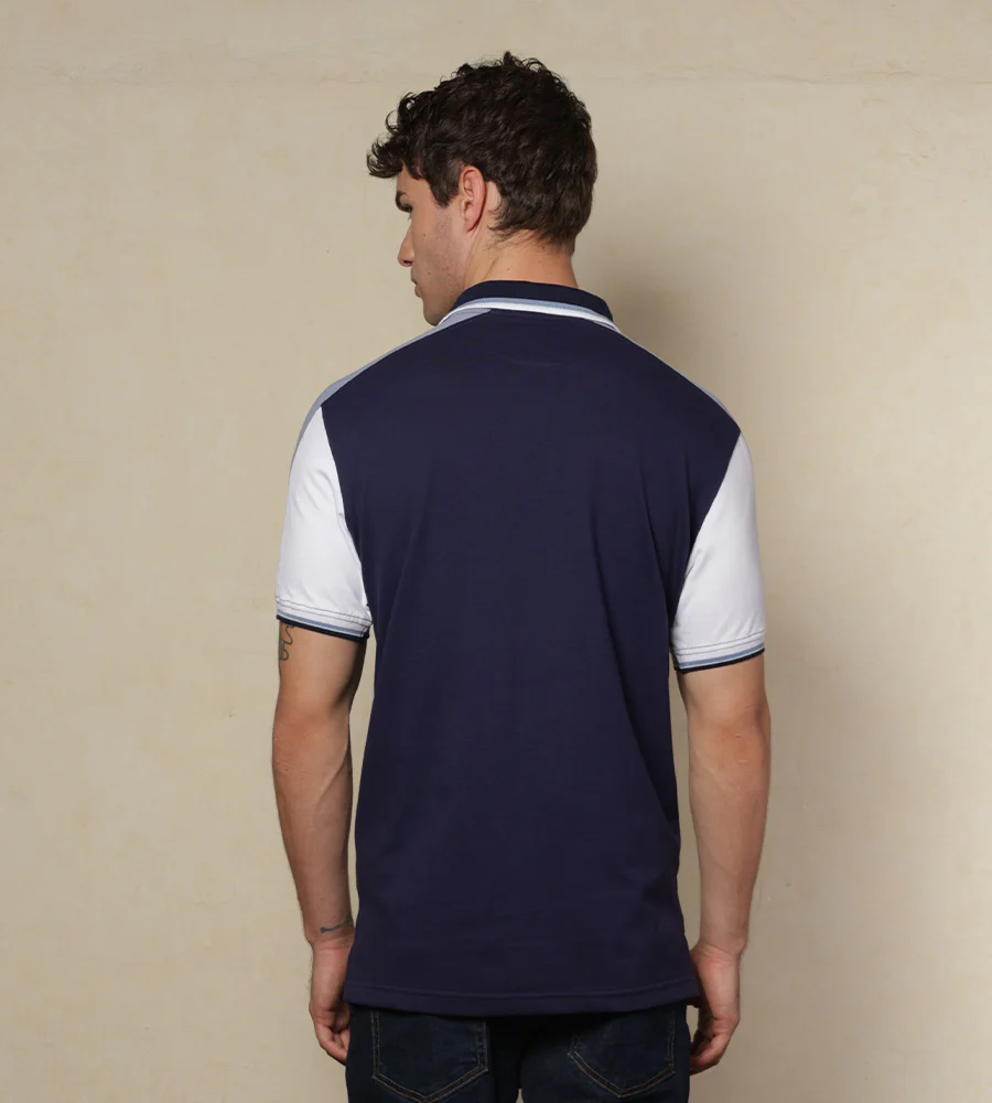 Polo Bloques Color Azul Oscuro Ref. 129020925 - Imagen 3