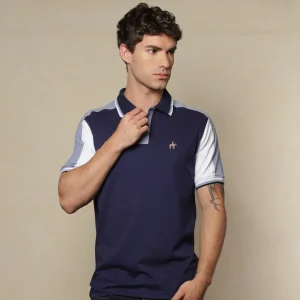 Polo Bloques Color Azul Oscuro Ref. 129020925