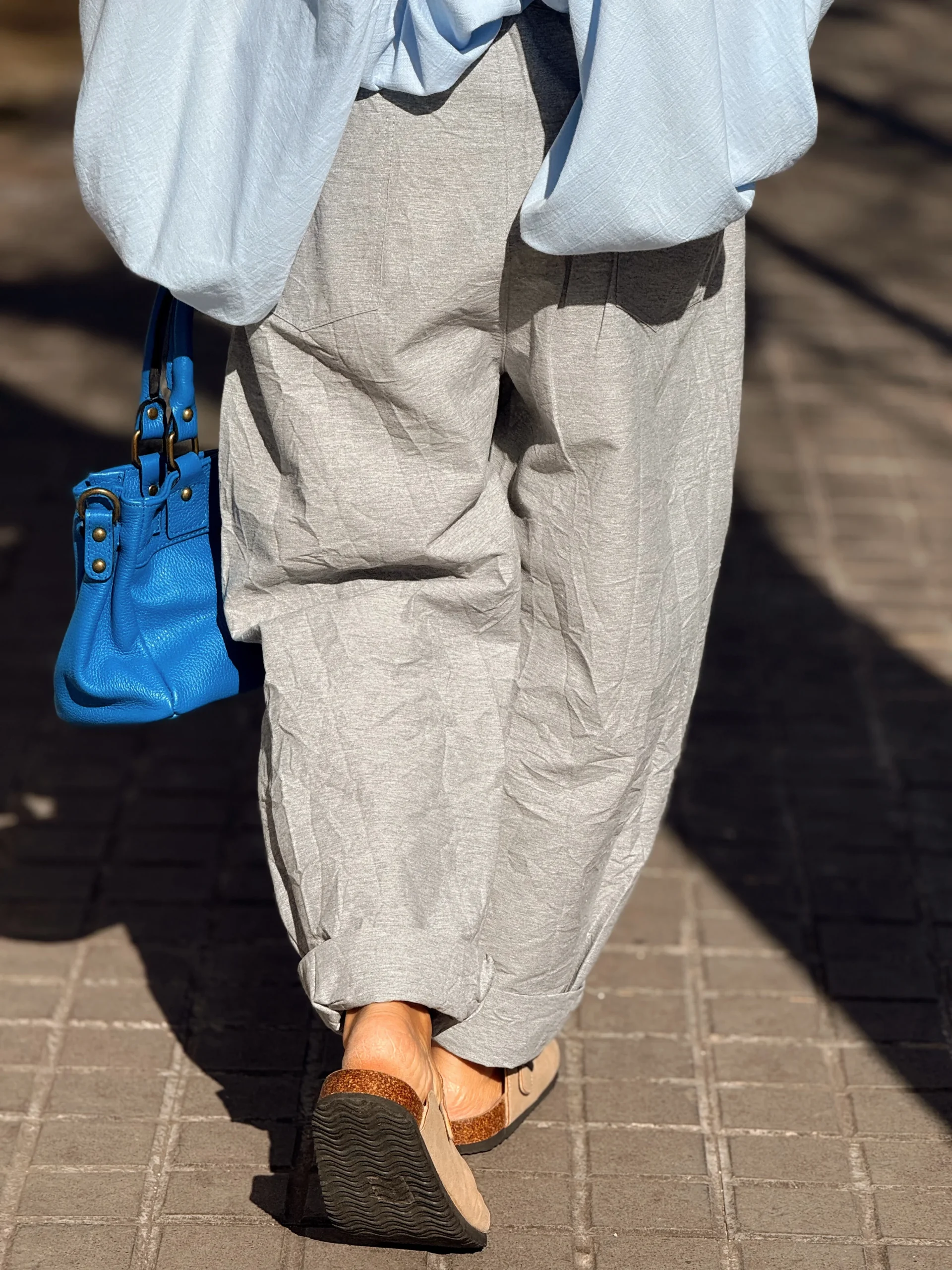 PANTALON BAGGY JULIEN GRIS - Imagen 9