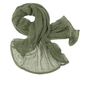 Red de cuello y camuflaje oliva