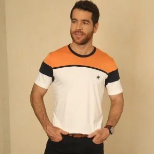 Camiseta Bloques Color Naranja Opaco Ref. 149010425