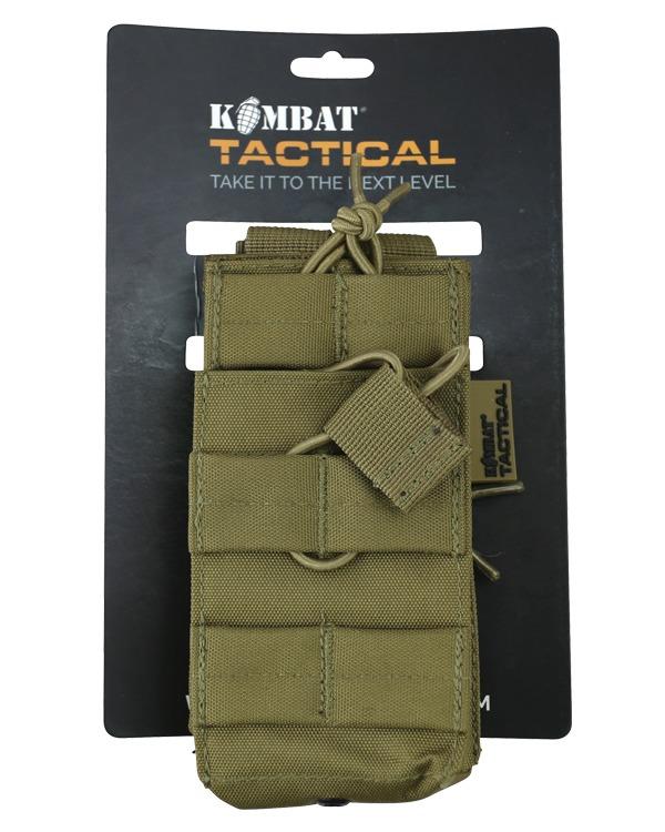 Portacargador Táctico Doble MOLLE – Color Coyote | Funda Militar Compacta 600D Tac-Poly - Imagen 3