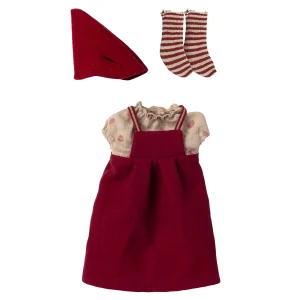 Ropa navideña para ratoncita - Medium