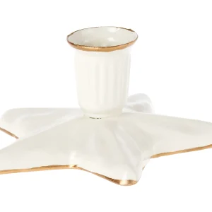 Portavelas - blanco roto