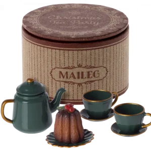 Set tea party - té fiesta de  Navidad