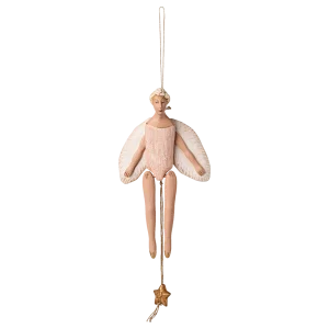 Ángel saltando a la comba - pequeño, rosa