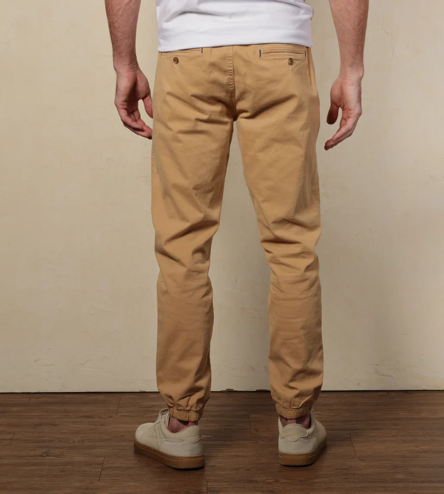 Jogger Tejido Plano Color Kaky Ref. 135020825 - Imagen 4