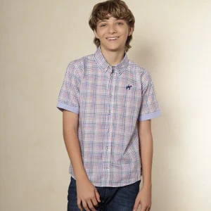 | Kids | Camisa Cuadros M/C Blanco Ref. 203011225
