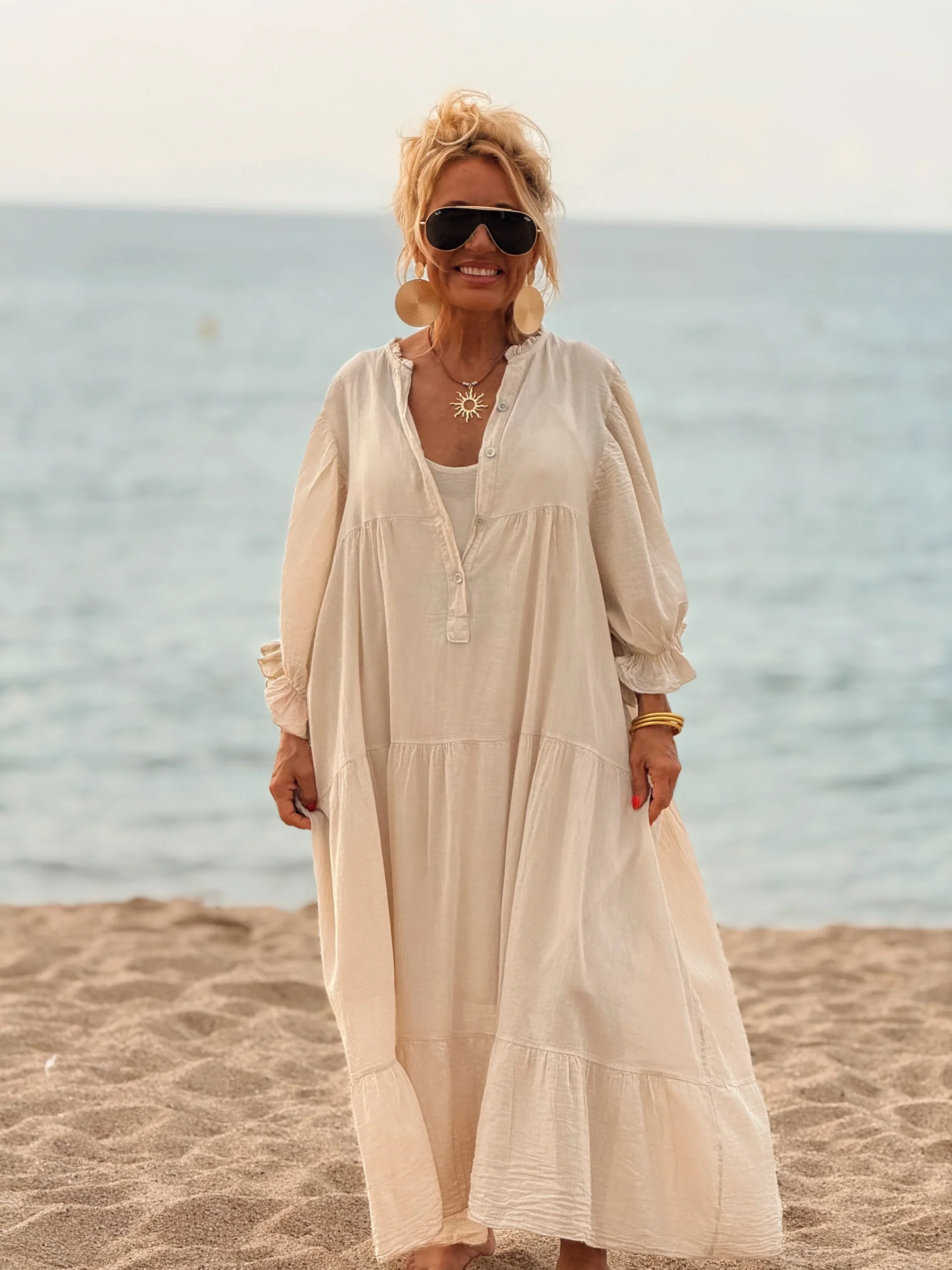 VESTIDO DOBLE CAEL MULTICOLOR - Imagen 3