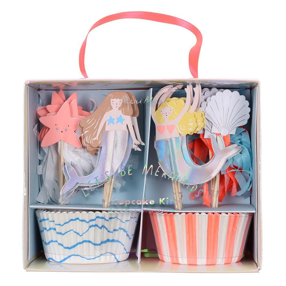 Sirenas - cupcake kit