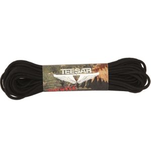 US FALLSCHIRMLEINE 100FT. SCHWARZ