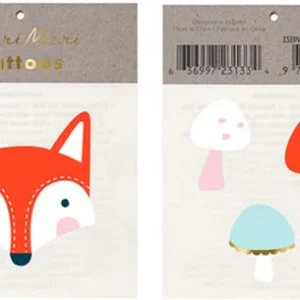 Tattoos - Fox & mushrooms