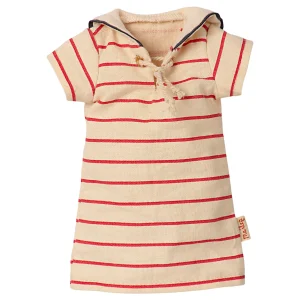 Vestido playero rayas para conejita talla 2