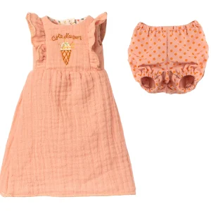 Vestido rosa para conejita talla 3