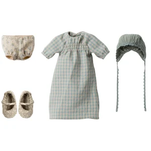 Ropa para conejita talla 3 - azul vintage