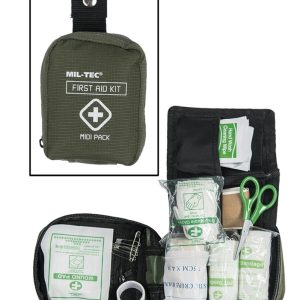 Kit de primeros auxilios verde oliva