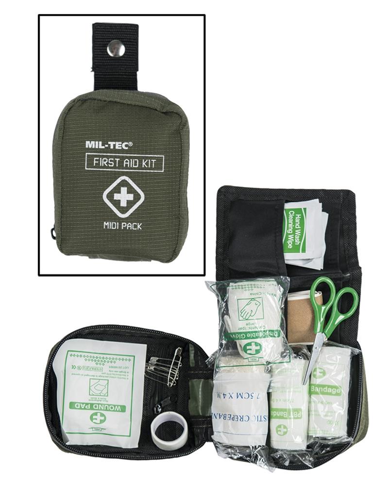 Kit de primeros auxilios verde oliva