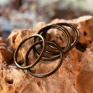 PULSERA DE SUERTE PAN DE ORO MOKA