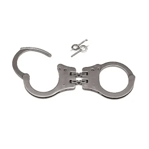 HAND CUFFS DOUBLE LOCK S/STEEL STARR - MIL-TEC